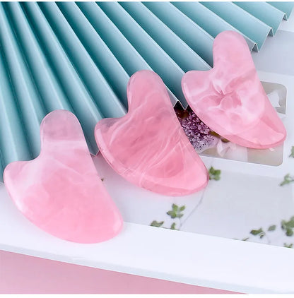Gua Sha Beeswax Face Massager — Sculpting & Lymphatic Drainage Tool