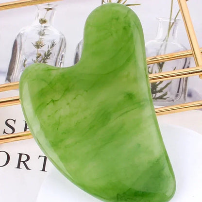 Gua Sha Beeswax Face Massager — Sculpting & Lymphatic Drainage Tool