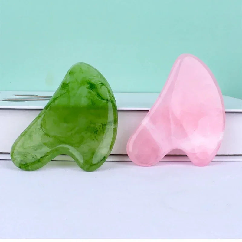 Gua Sha Beeswax Face Massager — Sculpting & Lymphatic Drainage Tool