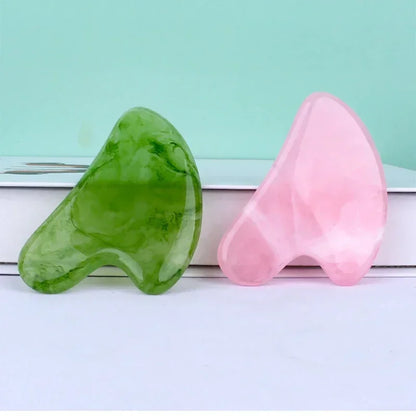 Gua Sha Beeswax Face Massager — Sculpting & Lymphatic Drainage Tool