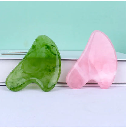 Gua Sha Beeswax Face Massager — Sculpting & Lymphatic Drainage Tool