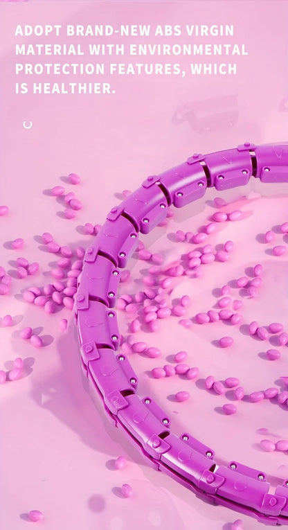 Smart Weighted Hula Hoop — Waist Trainer & Belly Massage Ring