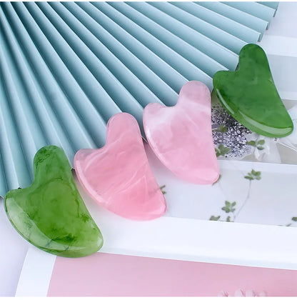 Gua Sha Beeswax Face Massager — Sculpting & Lymphatic Drainage Tool