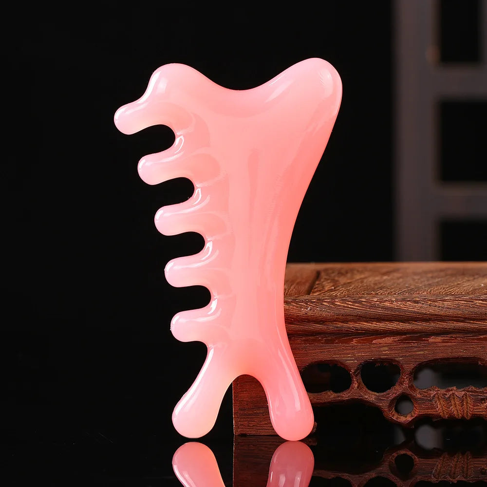 Gua Sha Beeswax Face Massager — Sculpting & Lymphatic Drainage Tool