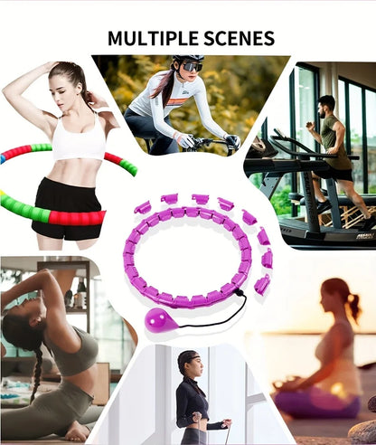 Smart Weighted Hula Hoop — Waist Trainer & Belly Massage Ring