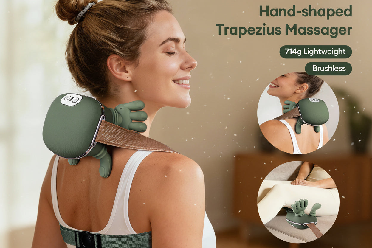 4D Neck & Shoulder Massager — Deep Kneading with Heat