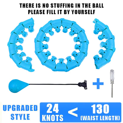 Smart Weighted Hula Hoop — Waist Trainer & Belly Massage Ring