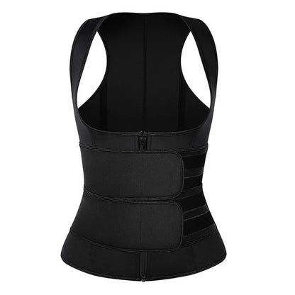 Neoprene Sauna Waist Trainer Top — Sweat Vest for Women