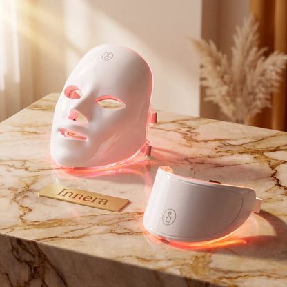 Innera™ SkinRevive Pro — Red Light LED Face & Neck Therapy Mask
