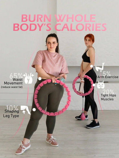 Smart Weighted Hula Hoop — Waist Trainer & Belly Massage Ring